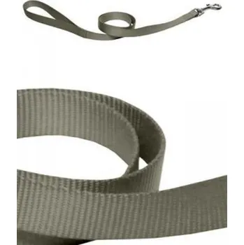 Vodítko pro psa Papillon vodítko jednobarevné velké 1,2 m - šedé