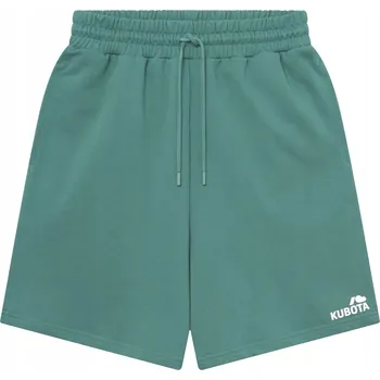 Pánské kraťasy Pánské krátké kraťasy KUBOTA , zelené bavlněné KRAŤASY , velikost S