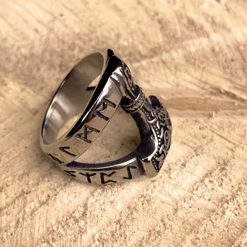 Peněženka Prsten Erik and Sons Hammer Ring - stříbrný, 12