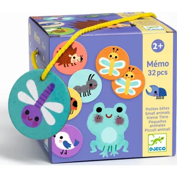 Dřevěná hračka Pexeso Malí broučci