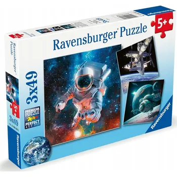 Puzzle RAVENSBURGER Puzzle Prozkoumávání vesmíru 3x49 dílků