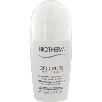 Biotherm Deo Pure Invisible roll-on antiperspirant 48h 75 Ml