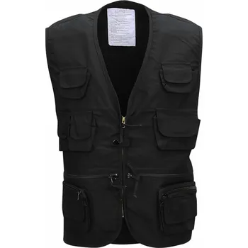 Chlapecká vesta Vesta Fostex Tropical - černá, M