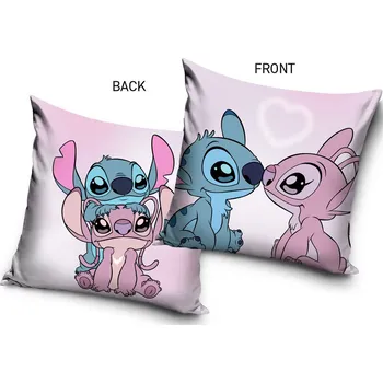 Polštář Dětský povlak na polštářek Lilo a Stitch Sladká Láska s Angel