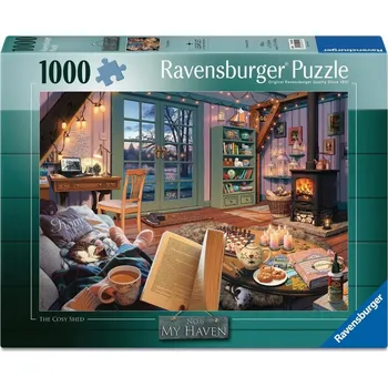 Puzzle RAVENSBURGER Puzzle Moje útočiště č.6: Útulný pokoj 1000 dílků