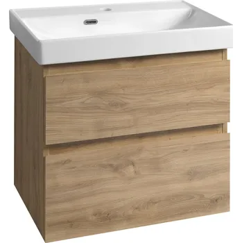 Koupelnový nábytek AQUALINE ALTAIR umyvadlová skříňka 61,5x60x37cm, dub emporio (AI368)