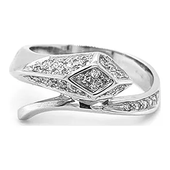 Prsten Zlatý Prsten s Diamanty 2010258