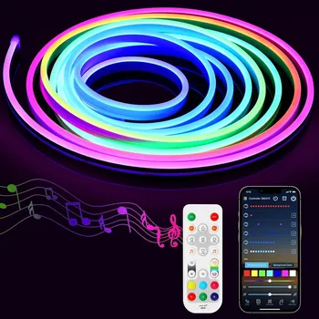 LED osvětlení Luktix RGB IC LED neonový pásek 3 m s dynamickými efekty