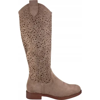 Dámské kozačky S.Barski dámské kozačky plochý podpatek velikost 40