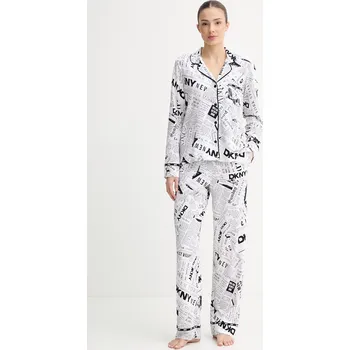 Oblečení a móda DKNY pyžamo ženské YI80095 bílá 00A, vel. M