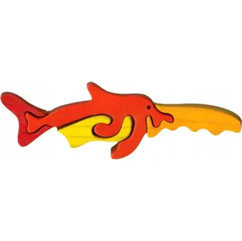 Puzzle Puzzle Fauna 1 dílek Fauna Dřevěné puzzle Mečoun malý