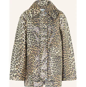 Ganni Dámská Bunda, béžová / tmavě hnědá, 40