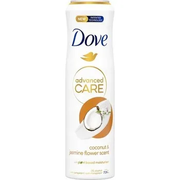 Dove Advanced Care Antiperspirant ve spreji Deodorant Kokos a Jasmín 150 Ml