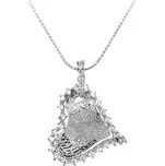 Přívěsek Srdce se Zirkony z Bílého Zlata 7151030