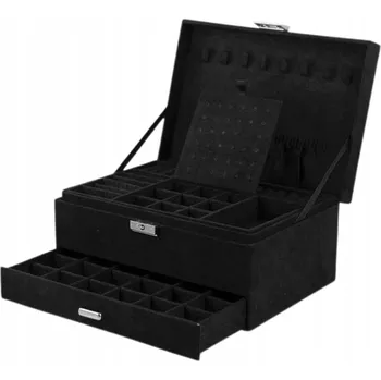 Šperkovnice Objemný Kufřík Šperkovnice Na Bižuterii