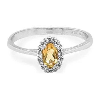 Prsten Zlatý Prsten se Barevnými Kameny 7130189