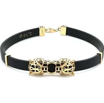 Náramek Zlatý Náramek s Kaučukem 7020064