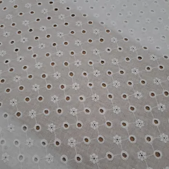 Pro útulný domov MADEIRA bavlněná vyšívaná bílá