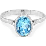 Zlatý Prsten s Modrým Kamenem 7130319