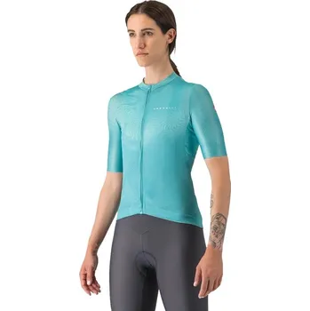 cyklistický dres Dres Castelli Dres Castelli Fantasia 4525051 dámský kr.r. pool blue L L