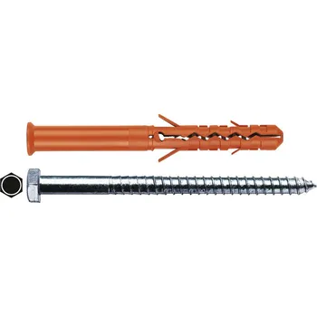 Hmoždinka MBR-SS 10 x 120 vrut 6-hran- konstrukční do betonu - hmoždinka nylonová mungo