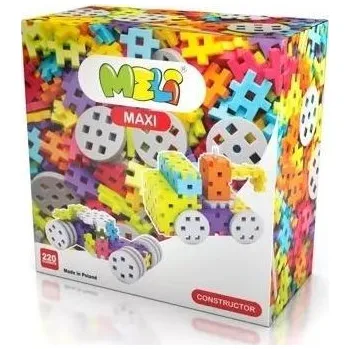ostatní stavebnice Stavebnice Meli Maxi Constructor 220 dílů