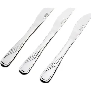 Příbor Stolní nože ODELO Waves z nerezové oceli (3 ks)