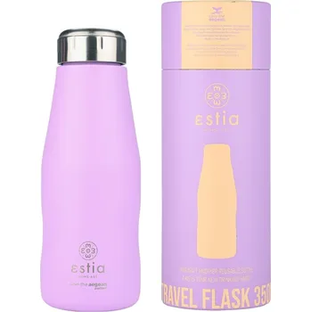 Termoska Termoska láhev na kávu, čaj 350 ml fialová, udrží teplotu 12/24 hodin