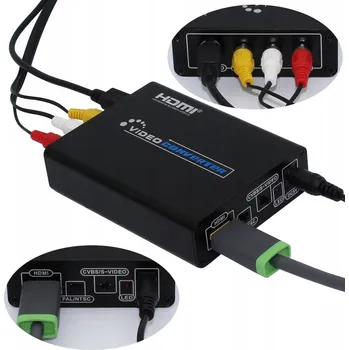 ADAPTÉR PŘEVODNÍK HDMI > AV (CVBS / S-VIDEO)