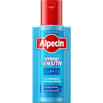 Vlasová kosmetika Alpecin Shampoo Hybrid Sensitiv Coffein šampon pro velmi citlivou, jemnou pokožku 250 ml