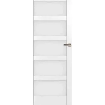 Interiérové dveře Interiérové dveře Vasco Doors Braga 6 – 70 L, s prosklenou výplní, fólie 910 bílá
