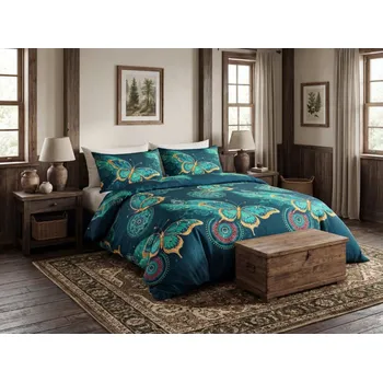 Povlečení Povlečení z mikrovlákna AZURIA modré Rozměr povlečení: 70 x 80 cm | 140 x 200 cm