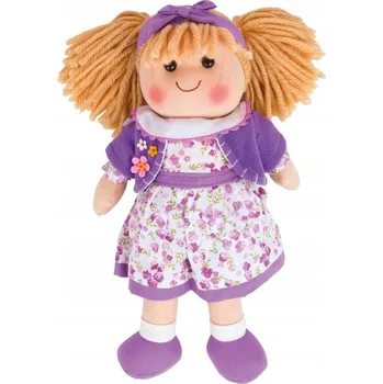 Panenka Bigjigs Toys hadrová Panenka 37 cm