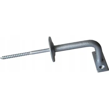 Držák madla schodišťového zábradlí KLASIK Zn bílý 578017