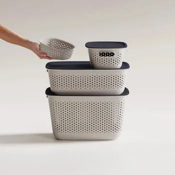 Plastové víko MOXOM OPENSTORE 39 cm černé