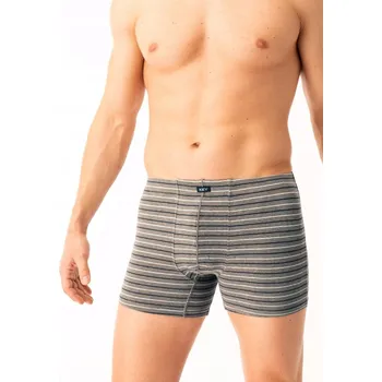 Boxerky Šortky KEY MXH-311 B25 BR L (40) hnědé