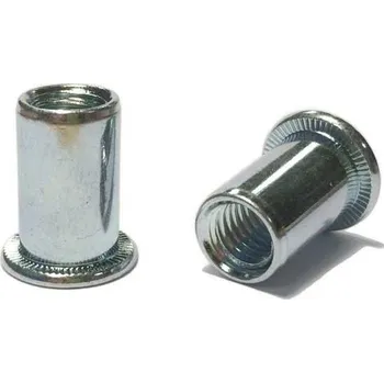 Matice St-PH-M6 0,5-3,5 fasty ocel nýtovací matice s plochou hlavou - otevřená hladká