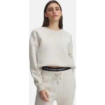 Dámská mikina Under Armour Dámská mikina UA Icon Fleece OS Crew 1379475-110 Bílá XXL