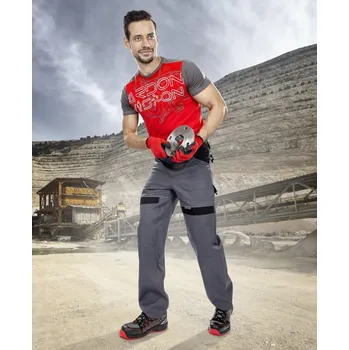 montérky ARDON Kalhoty COOL TREND šedo-černé prodloužené Velikost: 3XL