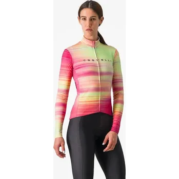 cyklistický dres Dres Castelli Dres Castelli Phase 4524544 dámský dl.r. multicolor pink S S