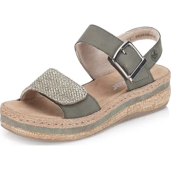 Dámské sandále Dámské sandály RIEKER V0951-54 zelená S6 38