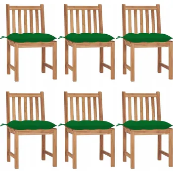 Zahradní židle VidaXL dřevo zelená