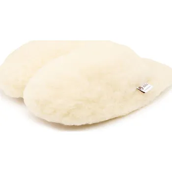 Dámská obuv Vlnka TV papuče z ovčí vlny přírodní velikost obuv dospělí 45-46