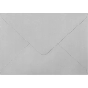Obálka Ozdobné obálky B6 Pearl stříbrné 150g - 10 Ks
