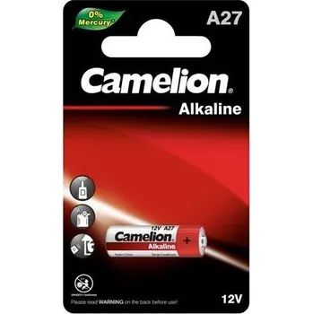 Vývojová deska Camelion alkalická baterie A27 (L828, MN27, 27A, CA22) - 12V, 26mAh