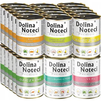 Krmivo pro psa Vlhké krmivo pro psy Dolina Noteci bez obilovin mix chutí 30x400 g