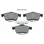 Sada brzdových destiček, kotoučová brzda PAGID T2325N