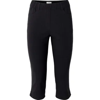 Dámské kalhoty 703736 - Tchibo - 3/4 bengalínové kalhoty - pro ženy - vel. 48 - barva: černá