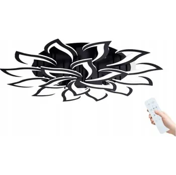 Stropní Svítidlo LED Mikka-Hansen lotos 110 x 110 x 12 cm černé