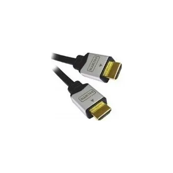 Video kabel Kabel PremiumCord HDMI kabel M/M, pozlacené konektory, kovové provedení HQ, HDMI - HDMI 5 m